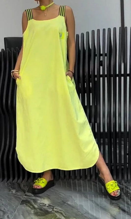 Jane | Graceful Suspender Dress