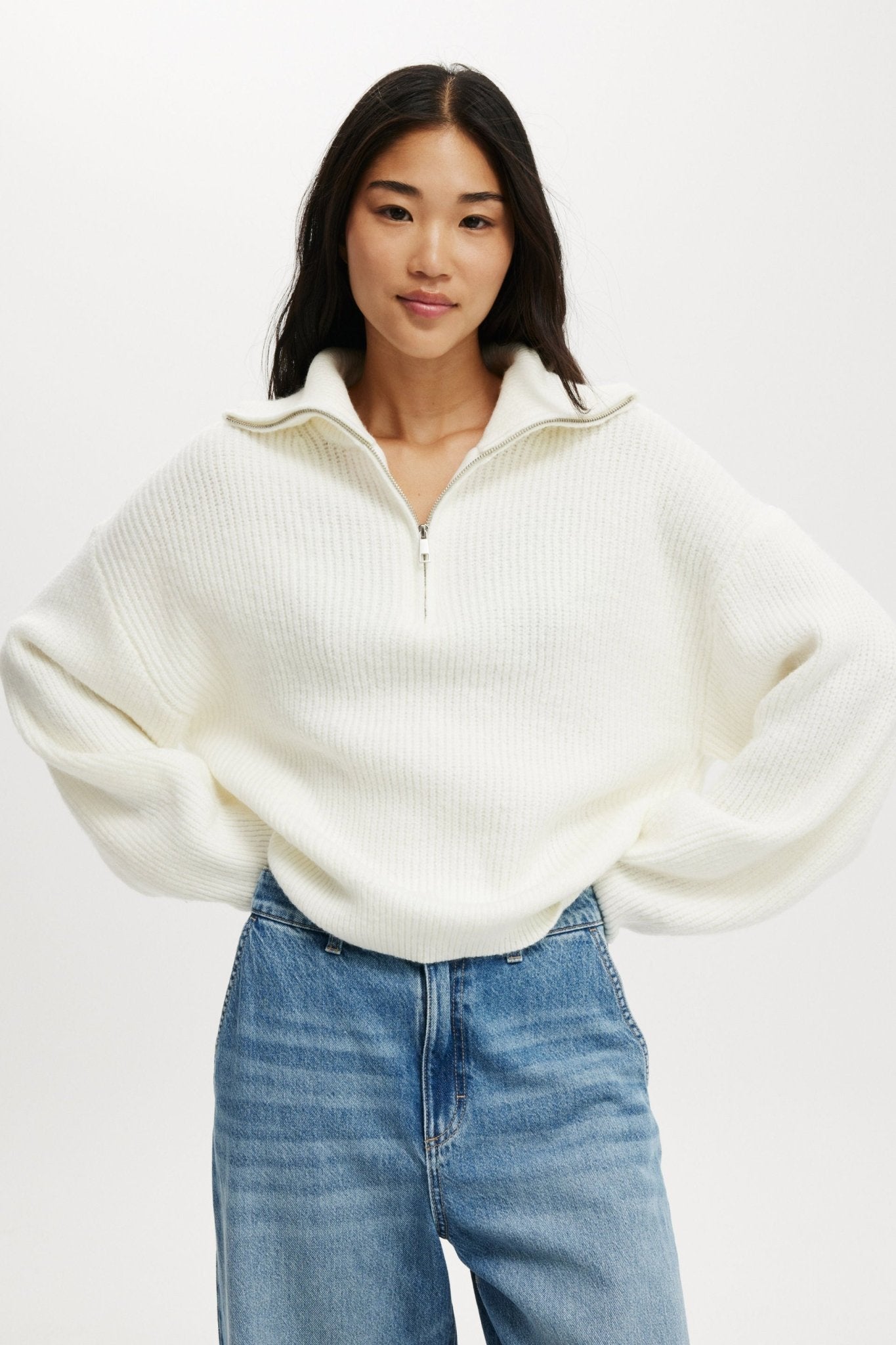 Felicia | Luxe Half Zip Pullover