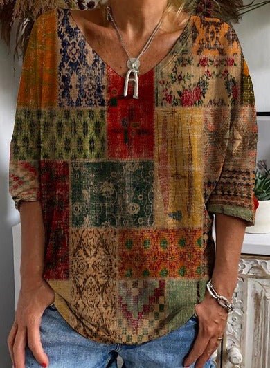 Madel | Vintage Pleated Blouse