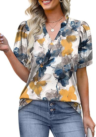 Klara | Vintage Floral Blouse