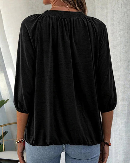 Lauren | Classic 3/4 Sleeve Tee