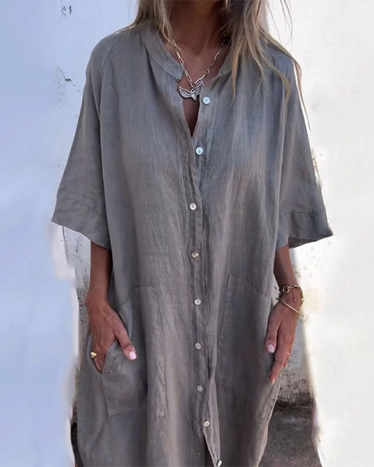 Calixa | Graceful Shirt Dress