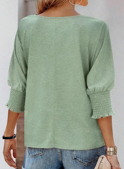 Wendy | Classic Crewneck Blouse