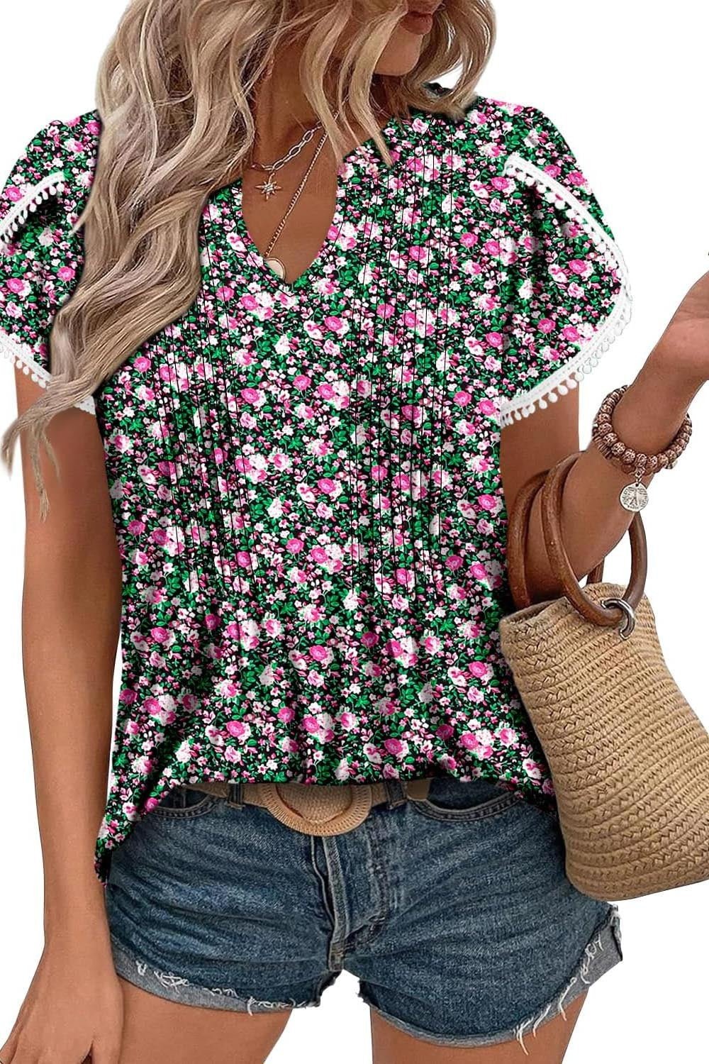 Pinted green / 2XL