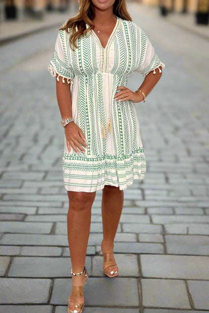 Magdalena | Chic Printed Dress