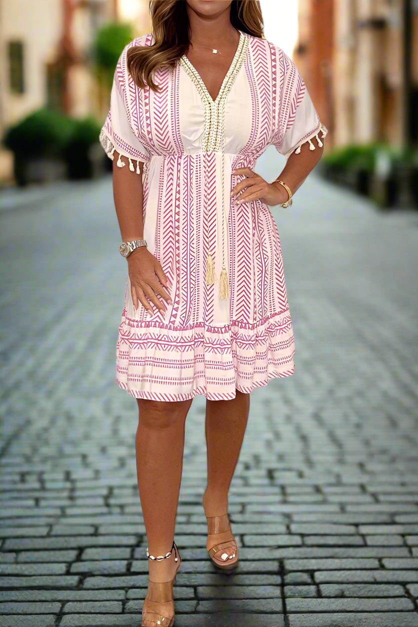 White/Pink / 4XL