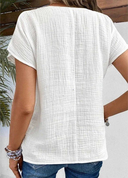 Sarah | Collared Butterfly Blouse