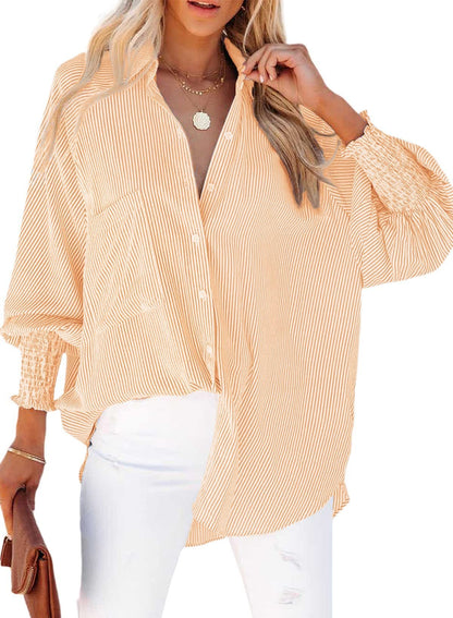Jillian | Elegant Striped Shirt