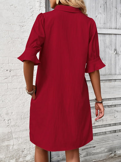 Cameron | Elegant Ruffle Dress