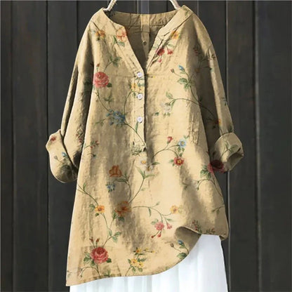 Emilia | Floral Accent Blouse
