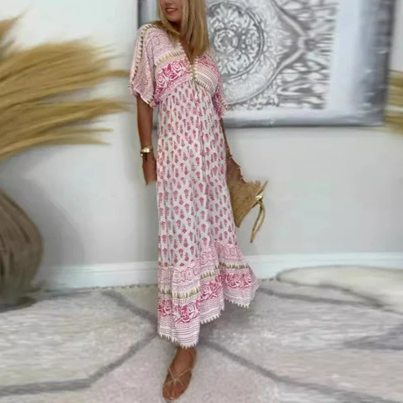 Mariala | Vibrant Bohemian Dress
