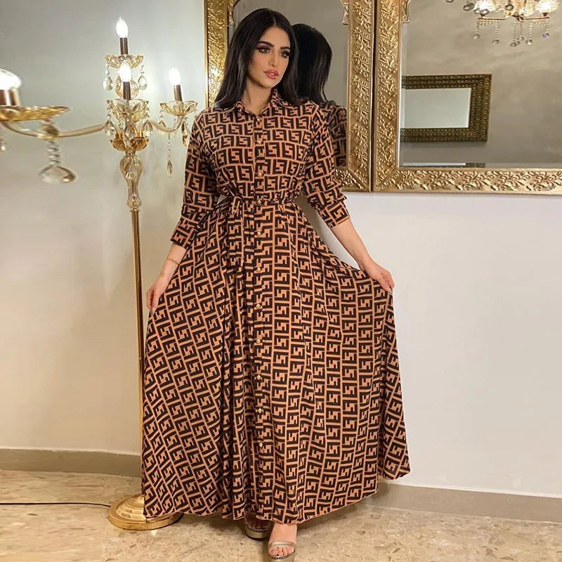 Charita | Luxe Printed Dress
