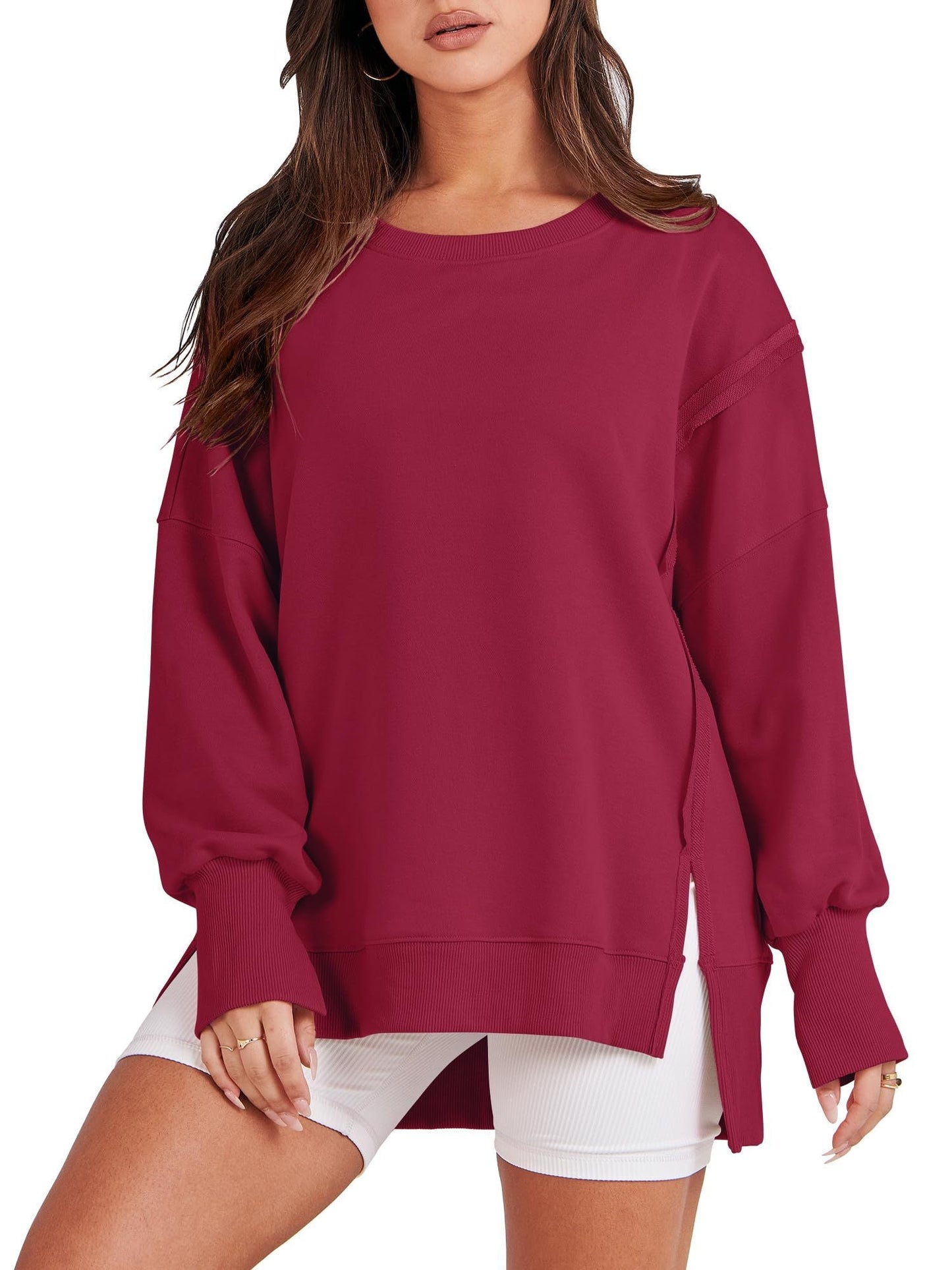 Rosie | Oversized Crew Neck Sweatshirt