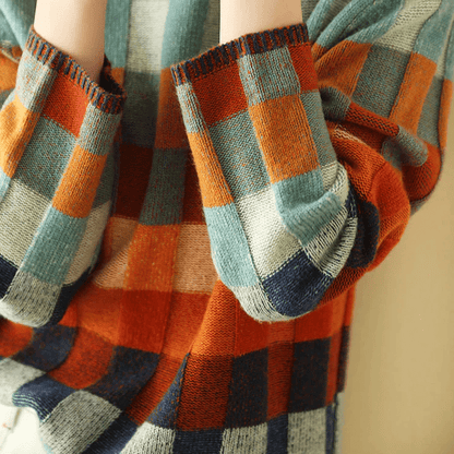 Amelie Vintage Patchwork Sweater