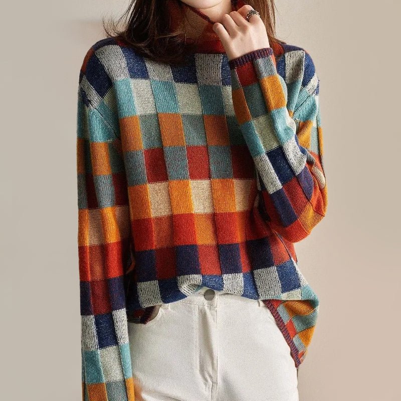Amelie Vintage Patchwork Sweater