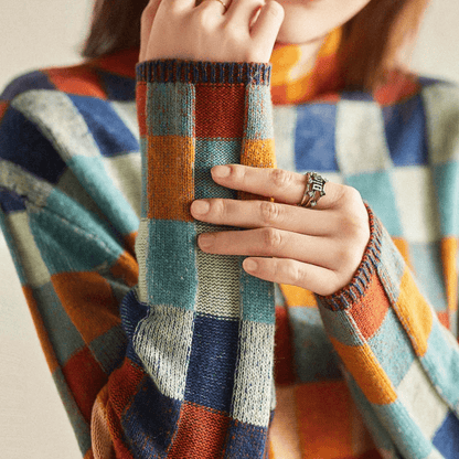 Amelie Vintage Patchwork Sweater