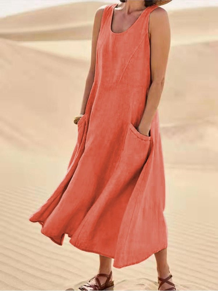 Clarisse | Breezy Midi Dress