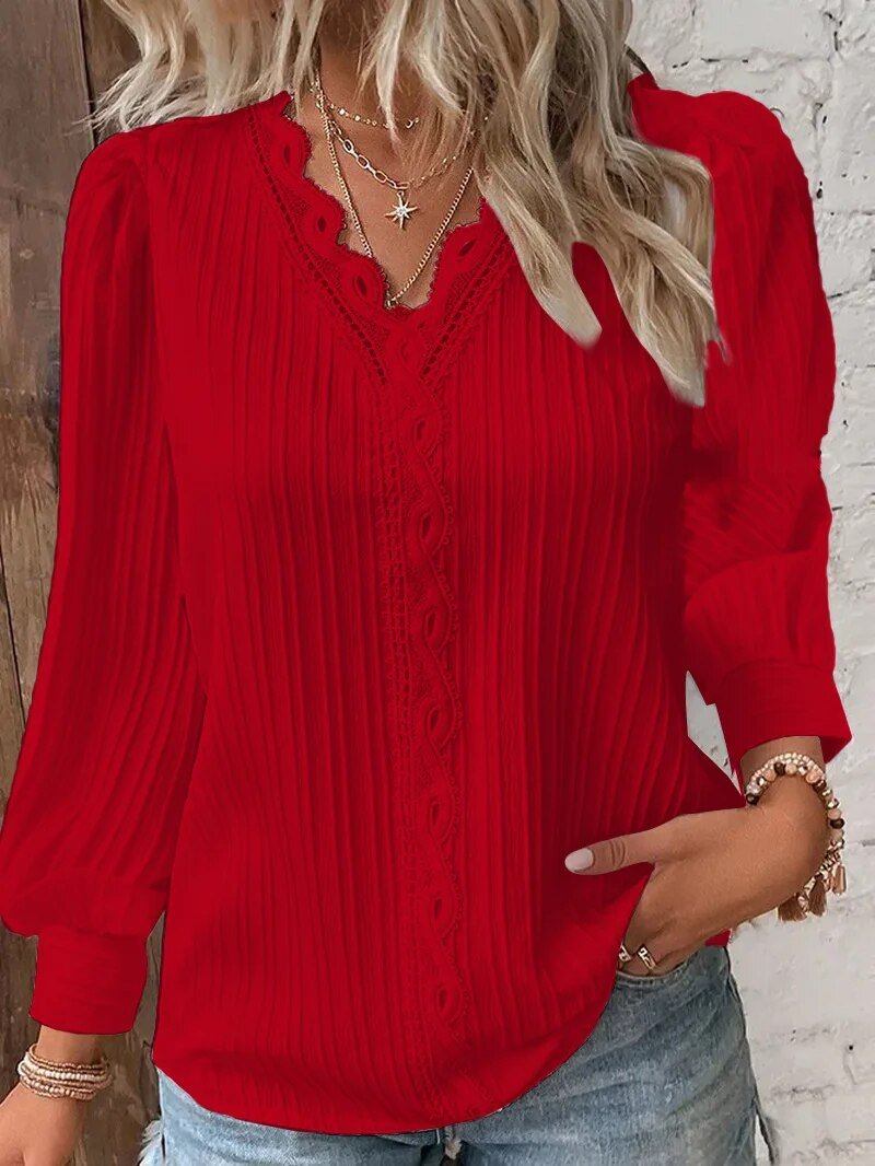 Lydia | Lace Detail Blouse