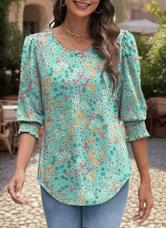 Green Flowers / 3XL