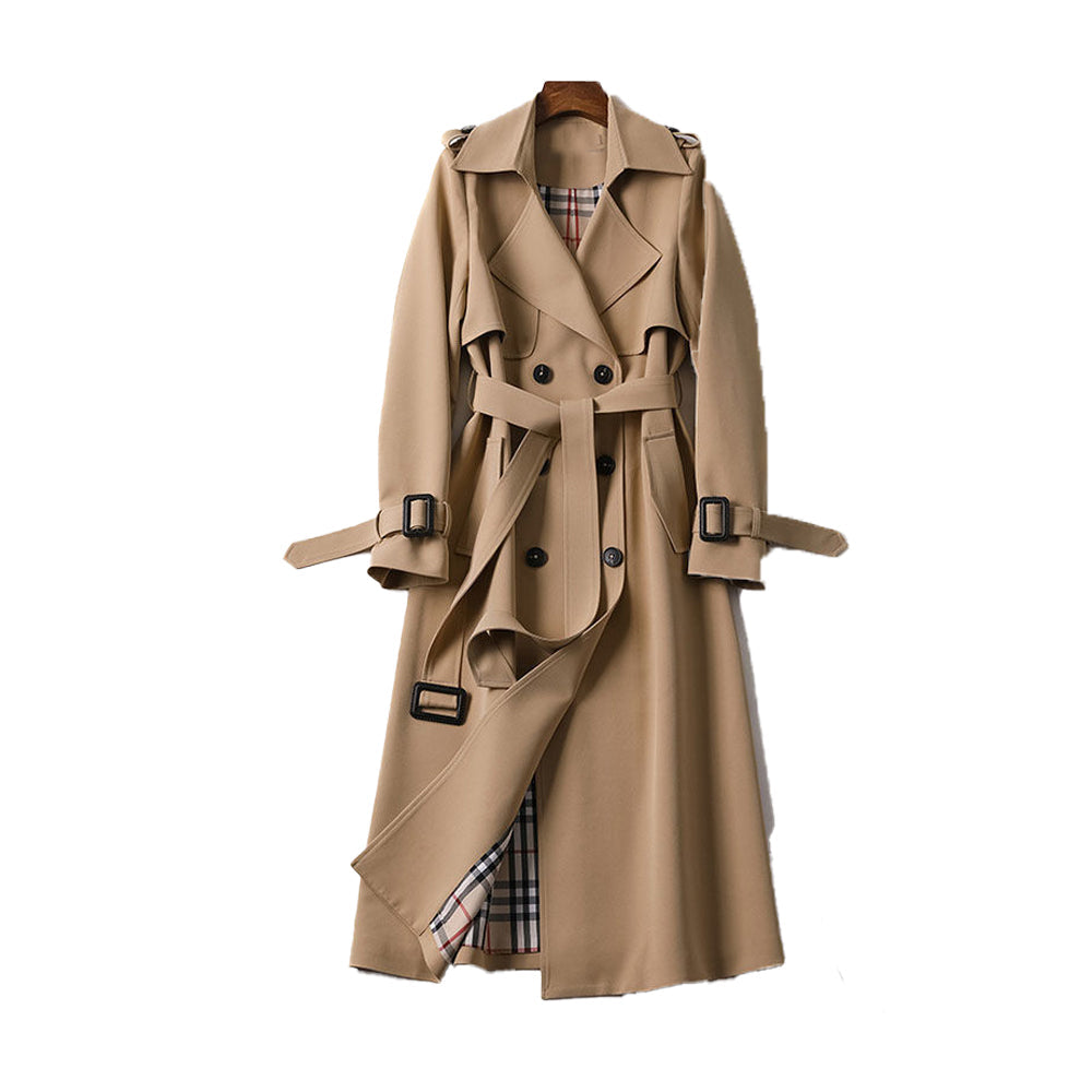 BESTSELLER SALE ENDS IN 24 HOURS! Victoria | Women’s Double-Breasted Belted Premium Trench Coat (Final Stock)