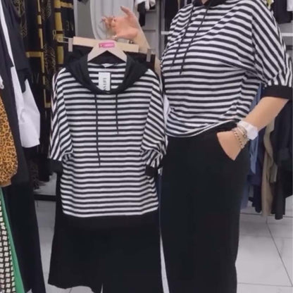 Janel | Modern Top & Pants Set